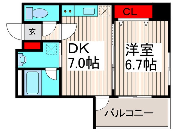 ユリカロゼ西新井駅前の物件間取画像